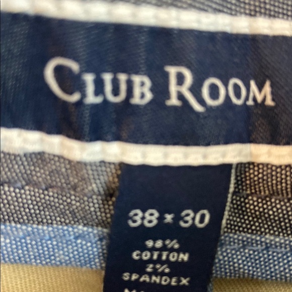 Club Room Men's Khaki Chinos - Picture 4 of 4